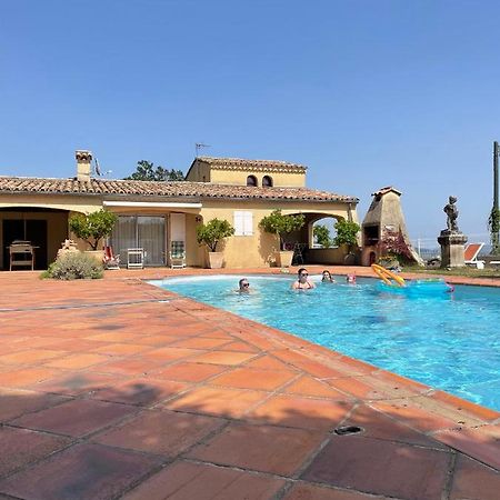 Villa Lazuel, Piscine Privative Chauffee, Vue Panoramique Et Jardin Clos Aubenas Luaran gambar